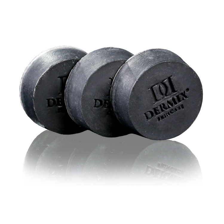 Dermix soap with activated charcoal